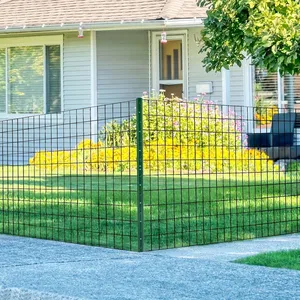 Green PVC Coated Welded Wire Mesh for Animal Barrier thumbnail-2
