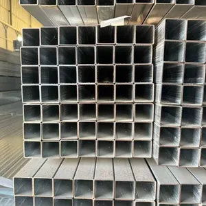 Galvanized Iron Square Tube 2x2 Galvanized Square Tubing Welded Steel Pipe 60x80 Galvanized Rectangular Steel Tube thumbnail-2