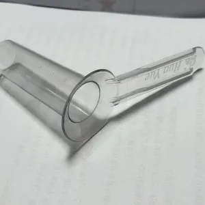 Zero Gas Mark Transparent Plastic Tubing Component IATF16949 Embossed Brand Logo Precision Injection Molding Philippines thumbnail-2