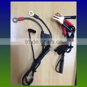 Standard Battery Tender Ring 30A Battery Clamp SAE Plug Power Cable SET thumbnail-1