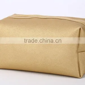 High Quality PU or PVC Leather Popular Color Cosmetic Bag for Women thumbnail-1