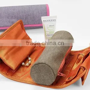 Satin and Suede Travel Jewelry Collection Roll thumbnail-1