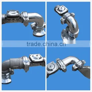3 Inch 90 Degree Grooved Aluminum Painted or Polished Pipe Elbow for Water Truck Pipe Fittings thumbnail-5