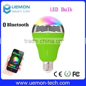 Changeable Colour E27 Led Bulb Lamp Bluetooth Speaker With Remote Control thumbnail-1