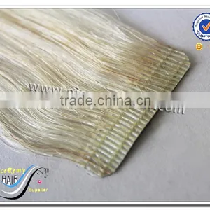 Wholesale Tape in Hair Extensions 100% Human Hair Indian Remy Tape Hair Extensions thumbnail-6
