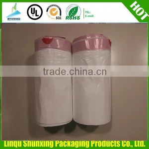 Ldpe Clear Plastic Garbage Bags / Drawstring Garbage Bags thumbnail-2