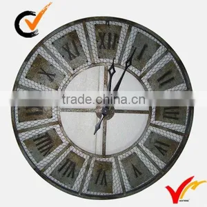 Large Metal Decorative Industrial Style French Vintage Wall Clock Quality Choice thumbnail-1