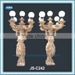 Garden Decorative Hand Carved Stone Outdoor Light Sculptures thumbnail-1