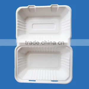 P-SH89 Takeout Pulp Hinged Lid Containers thumbnail-1