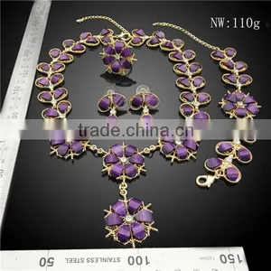 Gold 18k Jewelry Set,elegant Costume Jewelry Set,young Fashion Jewelry thumbnail-2