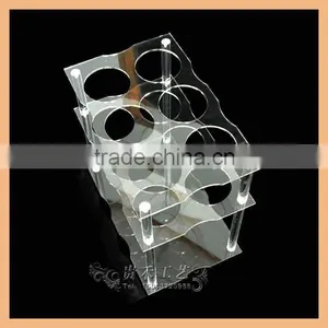 Transparent Acrylic Wine Display Rack for Bar Ware thumbnail-4