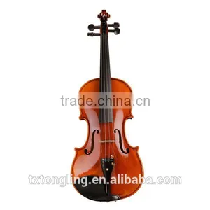 Middle-rang Violin and Deep Flamed Color Violin Red Colored Violins TL004-3 thumbnail-2