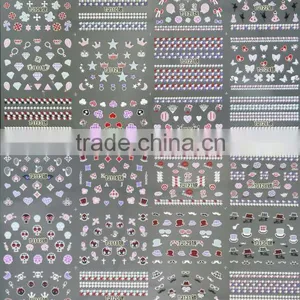Halloween Nail Art Wraps Houndstooth Slide Decals thumbnail-1