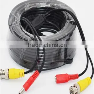 100FT 4.5MM Diameter Video and Power DVR CCTV Security Surveillance Camera BNC Cable + RCA Plug(50M Cable) thumbnail-1