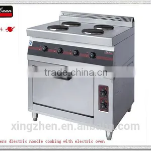 4 Burner Electric Noodle Cooking With Electric Oven thumbnail-1