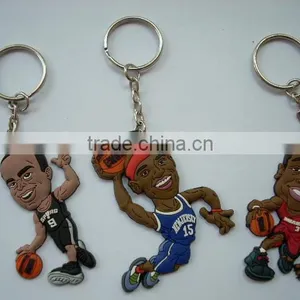 Promotional Souvenir Giveaway Gift OEM Custom 3d Soft Pvc Keychain thumbnail-2