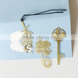 Custom Key Metal Etching Bookmark for Books thumbnail-1