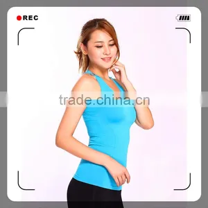 2016 New Design Seamless Wholesale Women Camisole With Lace on Back-neck thumbnail-3