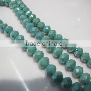 8mm Sales of Color Glass ab Flat Bead BZ004 thumbnail-1