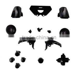 Solid Black Controller Buttons Joystick Controller Replacement Mod Kit Parts for Xbox One Controller thumbnail-3