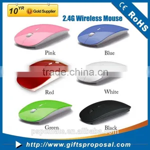 New Mice 2.4G USB Receiver Super Slim Adjustable DIP Rechargeable Wireless Mouse thumbnail-5