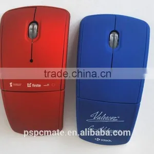 Foldable Arc Design 2.4Ghz Plastic Resell Wireless Mouse Wtih Mini USB Optical Wireless Mouse thumbnail-2