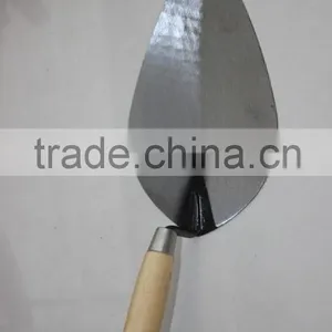 Carbon Steel Bricklaying Trowel / Wood Hand Bricklayers' Tools thumbnail-1