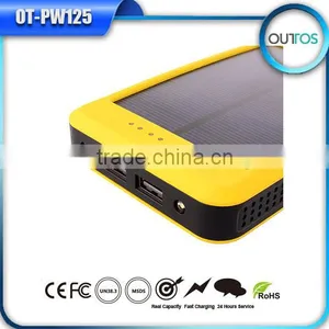 Newly Launched Dual USB Solar Power Phone Charger Mobile Power Bank Real 10000mah thumbnail-5