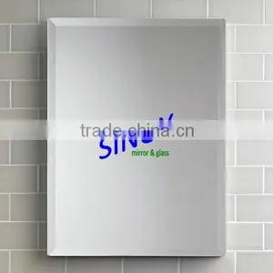 Semi-finished Edge Worked Mirror With Beveled Edge, Beveled Width 5mm-40mm Available thumbnail-1