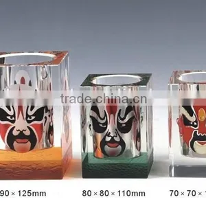 Custom Design Chinoiserie Office Crystal Pen Holder thumbnail-3