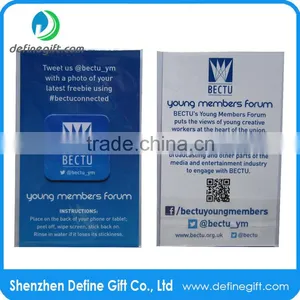Microfiber Sticky Mobile Cellphone Cleaner Sticker thumbnail-4
