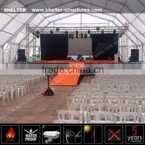 Stylish Aluminum Alloy Frame Structures Polygon Tent for Church Wedding thumbnail-1