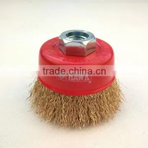 Crimped Wire Cup Brush, Diameter 65mm or 2 1/2" thumbnail-1