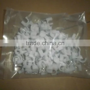 Supply Nail Cable Clips/plastic Cable Clips/nail Cable Clamps 24mm thumbnail-5