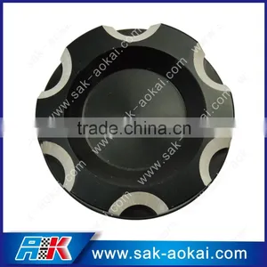 Black Fuel Cap Cover thumbnail-1