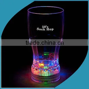 Colorful Flashlight Clear Acrylic Led Wine Cup thumbnail-1