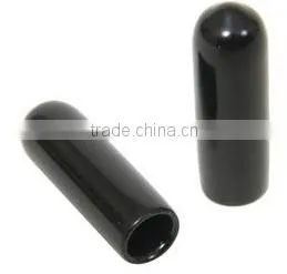 1/5" Black Plastic End Caps thumbnail-1