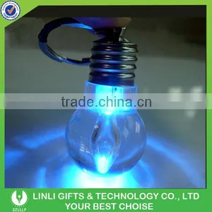 2016 Hot Sales Plastic Led Bulb Shape Key Chain thumbnail-4