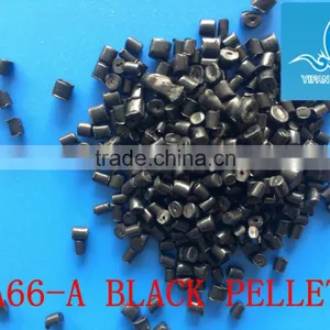 PA66 BLACK PELLET , Nylon 66 Pellet ,nylon 66 Fiber ,black Color thumbnail-1