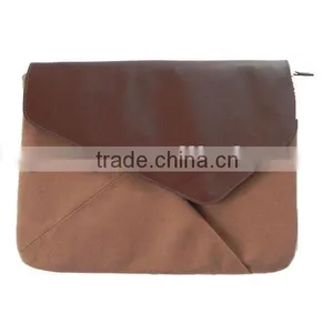 New Fashion Style Real Genuine Leather Promotion Samsung Laptop Sleeve Bags for Women thumbnail-1