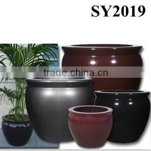 Pot for Sale Small Custom Color Fiberglass Flower Pot thumbnail-3