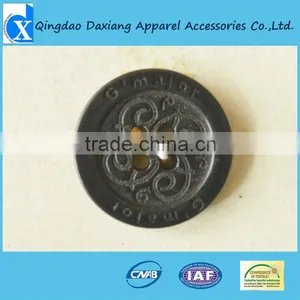High Standard 4 Holes Natural Corozo Buttons thumbnail-1