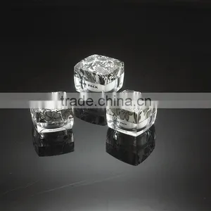 White-black Cosmetic Packaging Square Cream Jar thumbnail-1