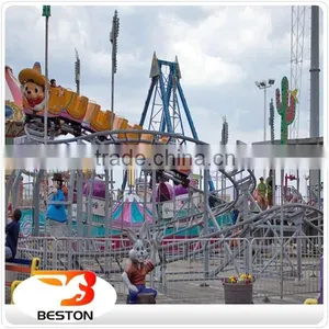 Newest Fairground Ride Kids Roller Coaster Trailer Small Roller Coaster for Sale thumbnail-4