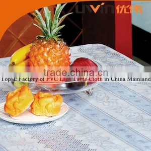 Vinyl Plastic Lace Oilproof Table Cloth Party Plastic Table Cloth thumbnail-1