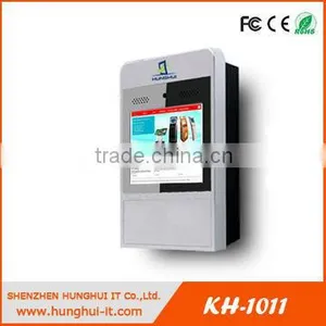 Stainless Steel Wall-mounted Waterproof Selfservice Touchscreen Payment Kiosk thumbnail-1