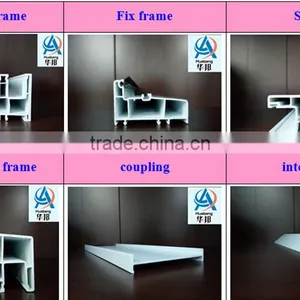 Upvc Profile for Window and Door /intergrated Frame 80 Series /huabang Pvc Plastic Profile thumbnail-3
