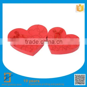 5pcs Mixed Colors Small Size 14*15*4cm Valentine Heart Chocolate Box Candy Box Gift Box Packaging Carton Box, Free Shipping thumbnail-3