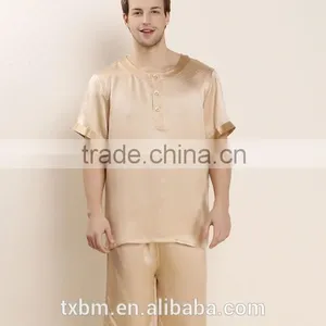 2016 the New 100% Silk Men Pajama Nightwear thumbnail-1
