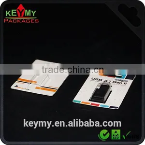Sliding Plastic Blister Card Packaging for Memory Cards thumbnail-6